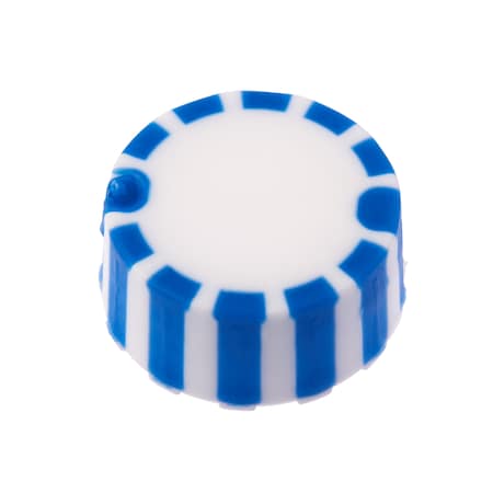 Celltreat CAP ONLY, Blue Screw Top Micro Tube Grip Cap W/O-Ring, Non-sterile, PK1000 230840B